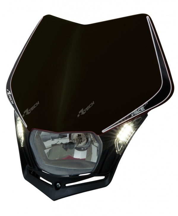 Racetech V-Face Headlight LED Black R-Masknr00009