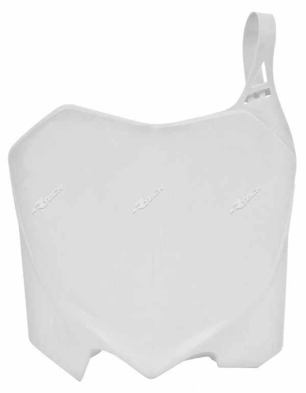 Racetech Front Number Plate White Honda CRF250R/450R R-TBCRFBN0009