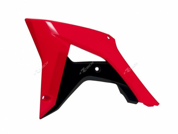 RACETECH Kühlerabdeckungen OEM-Farbe (2017) Rot/Schwarz Honda CRF450R R-CVCRFRSNR17 