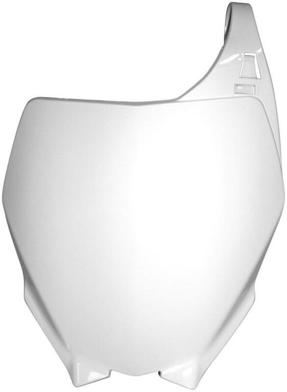 RACETECH Front Number Plate White Yamaha R-TBYZ0BN0006 