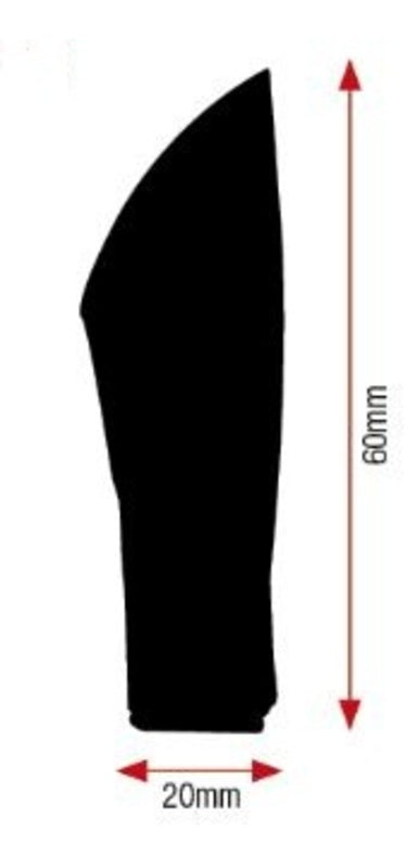 V Teile Spike LED Blinker schwarz - Universal (6PE991B)