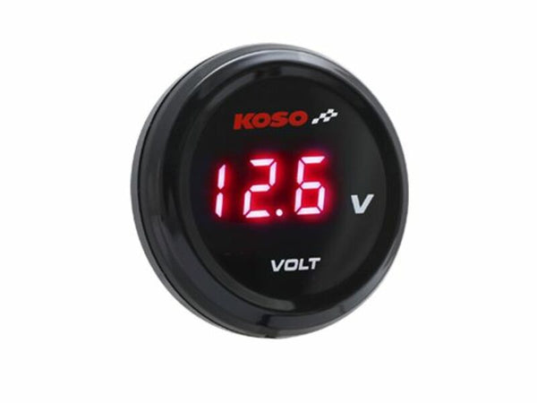 Koso I-GEAR VOLT METER BLUE DISPLAY BA067B00