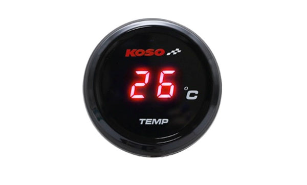 Koso I-GEAR WATER Temperature Meter Red Display BA067R10