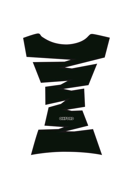 Oxford Jagged Vinyl Tankabdeckung Schwarz OX640 