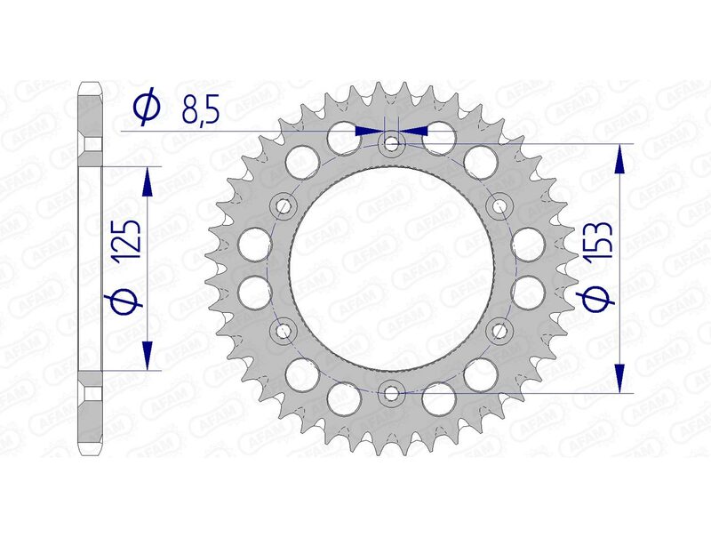 Afam Aluminium Ultra -Light Heckspropet 11212 - 520