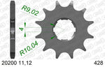 AFAM Steel Standard Front Sprocket 20200 - 428 