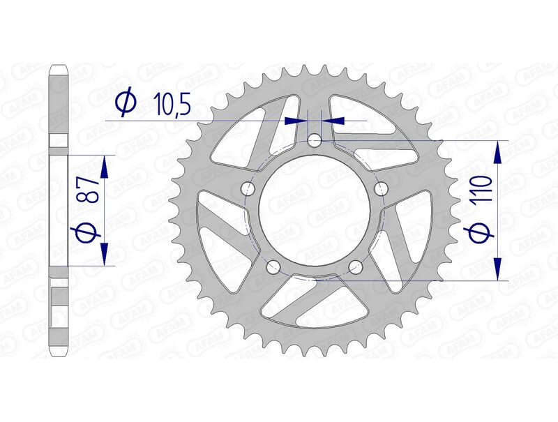 Afam Aluminium Heck gesprochen 15405 - 520