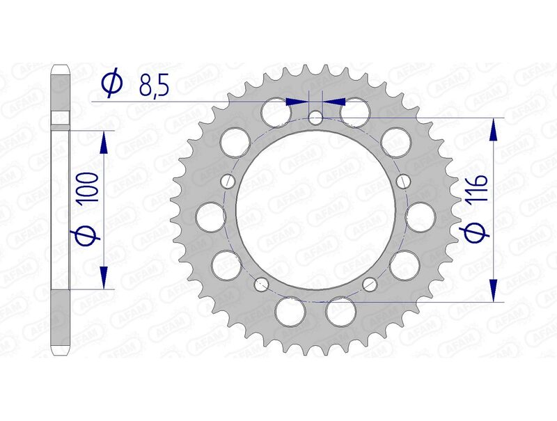 Afam Aluminium Heck gesprochen 17100420