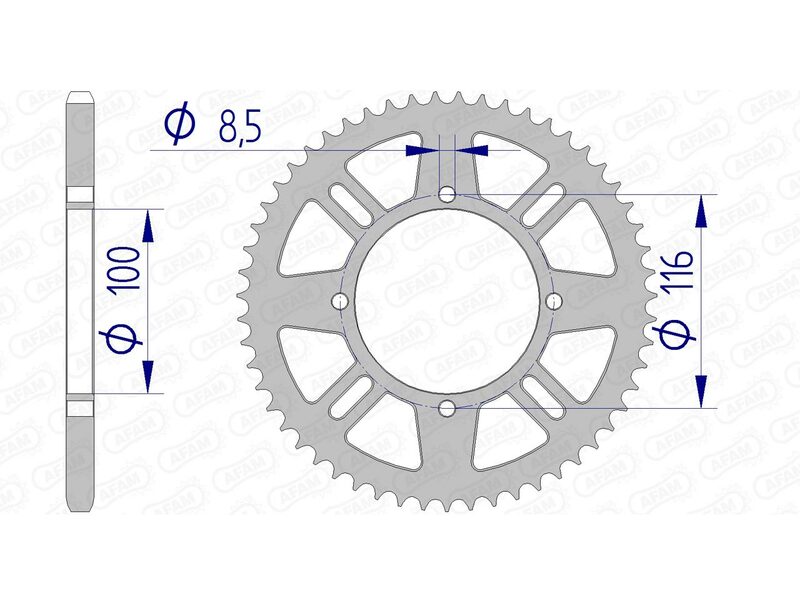 Afam Aluminium Heck gesprochen 17104420