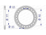 Afam Aluminium Heck gesprochen 63300 - 520