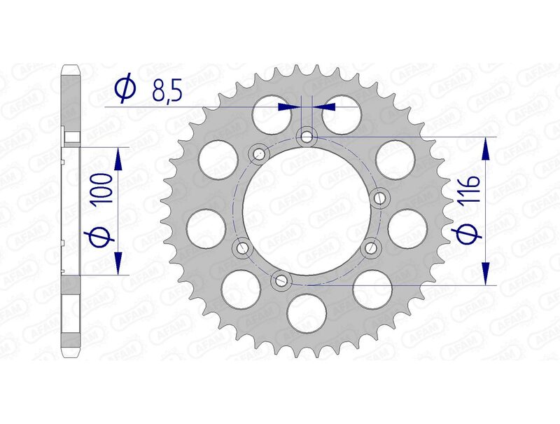 Afam Aluminium Heck gesprochen 93303 - 520