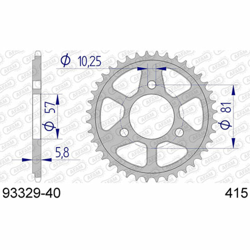 Afam Aluminium Heck gesprochen 93329 - 415