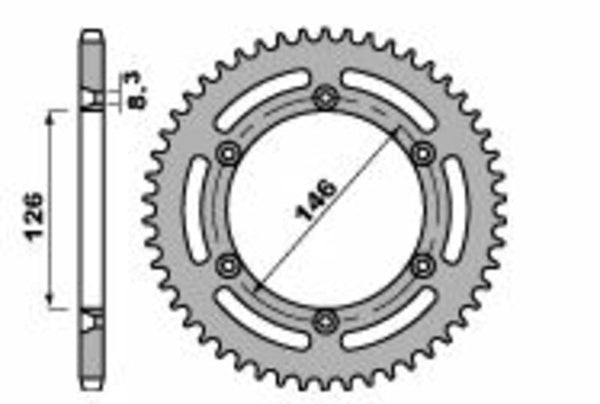 PBR Standard Stahl -Aufbaugeräte 805 - 428 805 50 F.
