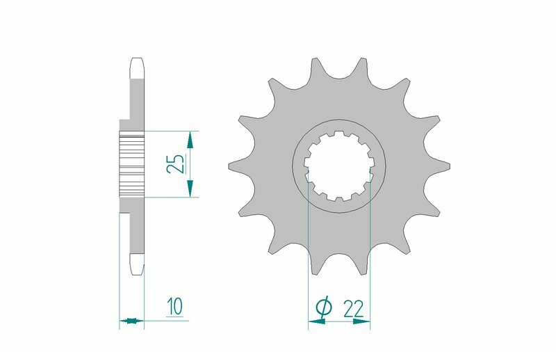 AFAM STAEL STAHRE STROKE Vorderrad 21510 - 520