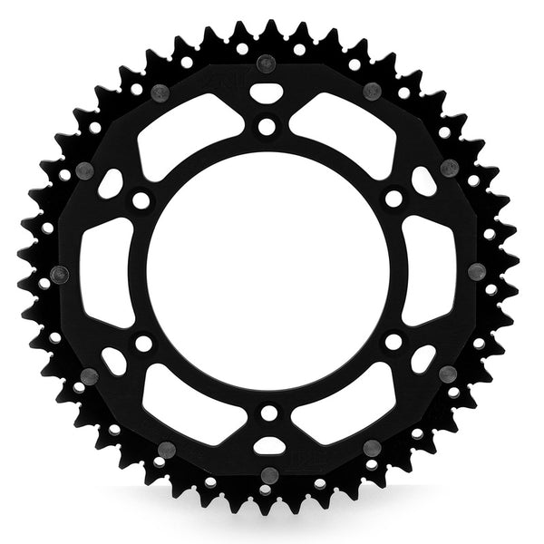 ART Dual-Komponenten Aluminium/Stahl Ultra-Licht selbstverpacktes hintere Kette 808-520 ART-808-49-BLK