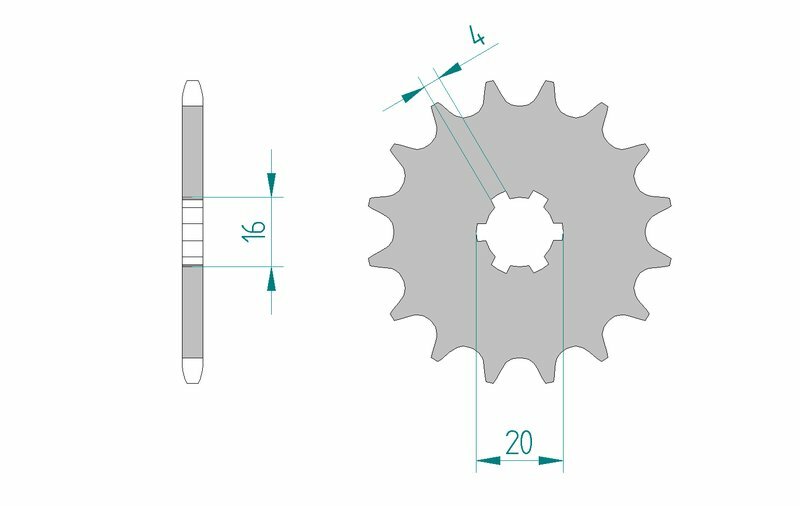 Afam Steel Self -Cleaning -Vorderrad 30100 - 420