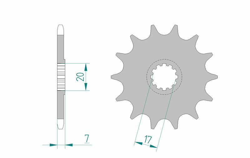 AFAM STAEL STAHRE STROKE Vorderrad 94109 - 420