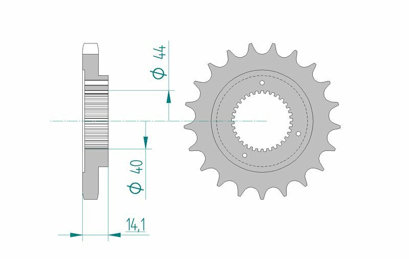 AFAM STAEL STAHRE STROKE Vorderrad 94602 - 530