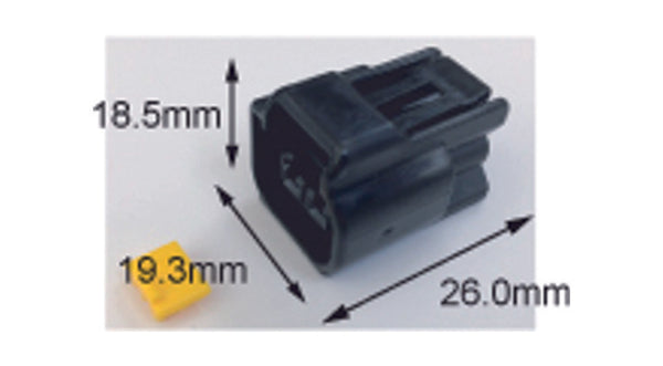 Tourmax wasserdichte weibliche stecker 090 (frw) -2-pole-etp-58