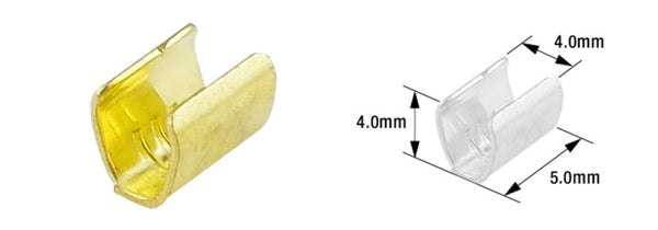 Turmax Joint Sleeve Ø4 mm Typ B-48-Brass-100-Pack-ETP-92