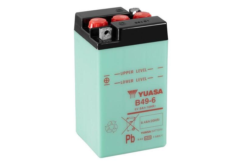 Yuasa herkömmliche Batterie ohne Säurepackungen - B49-6