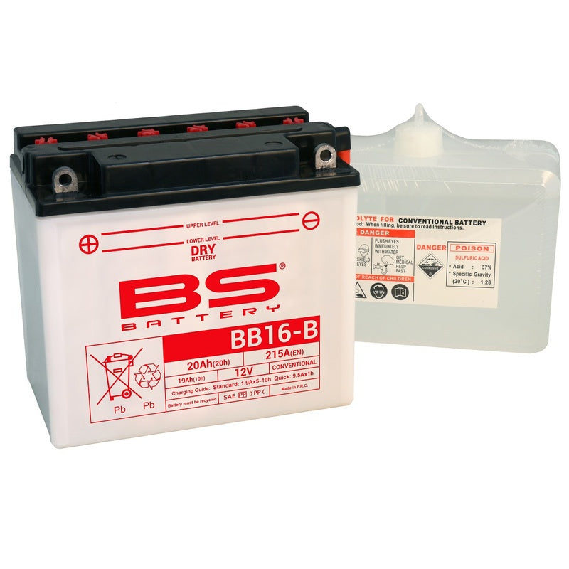 BS -Batterie Batterie hohe Leistung mit Säurepaket - BB16 -B