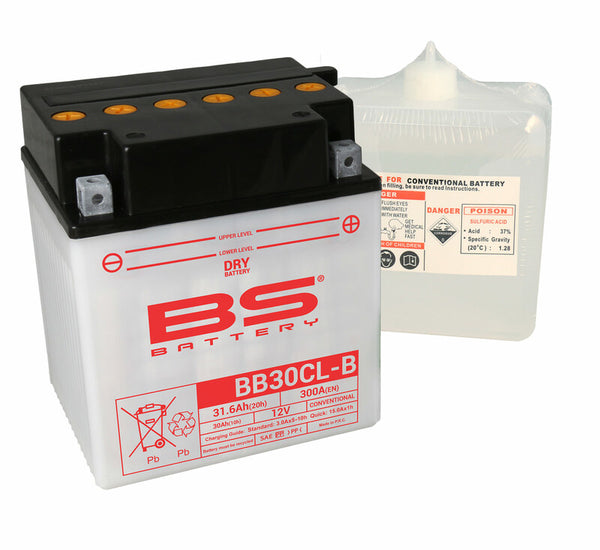 BS Battery High Performance with Acid Pack - BB30CL-B 