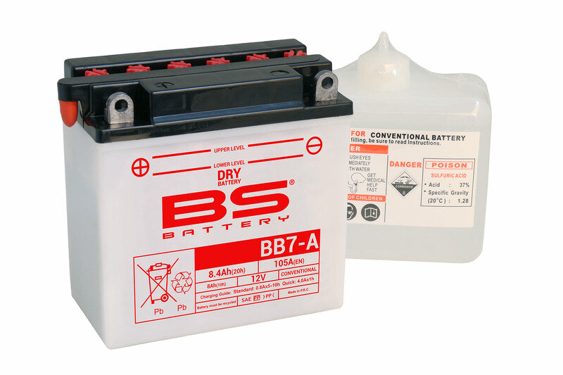 BS -Batterie Batterie hohe Leistung mit Säurepaket - BB7 -a