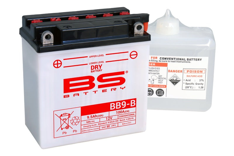 BS -Batterie Batterie hohe Leistung mit Säurepaket - BB9 -B