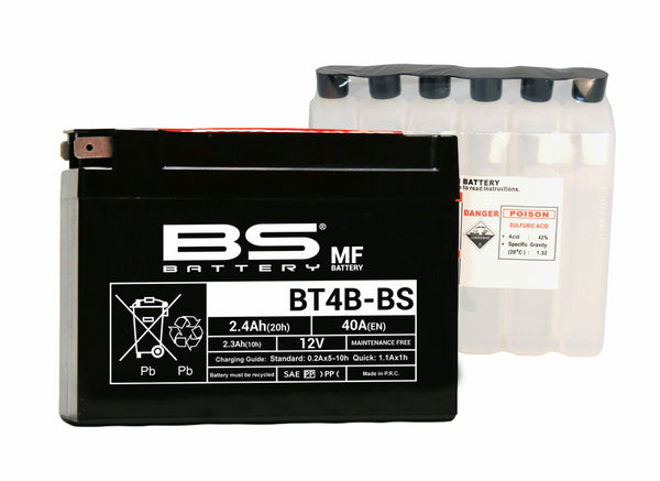 BS Batterie wartungsfreies Batterie mit Säurepack - BT4B-BS 