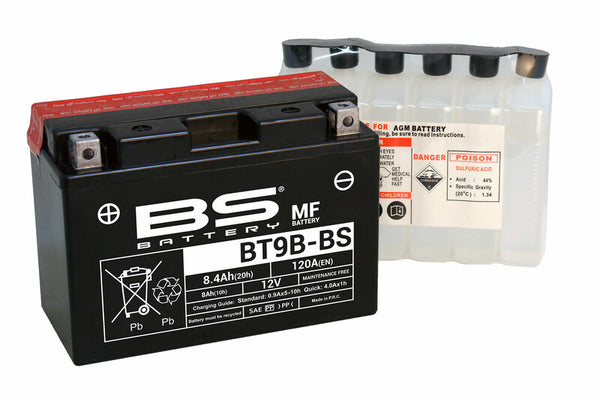 BS Batterie Wartungsfreies Batterie mit Säurepack - BT9B-BS 