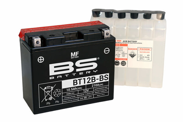 BS Batterie wartungsfreies Batterie mit Säurepack - BT12B-BS 
