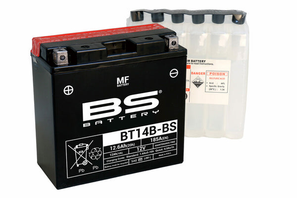 BS-Batterie wartungsfreies Batterie mit Säurepaket - BT14B-BS 