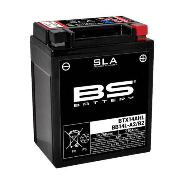 BS Batterie SLA Batterie wartungsfrei werkseitig aktiviert - BTX14AHL / BB14L-A2/B2 
