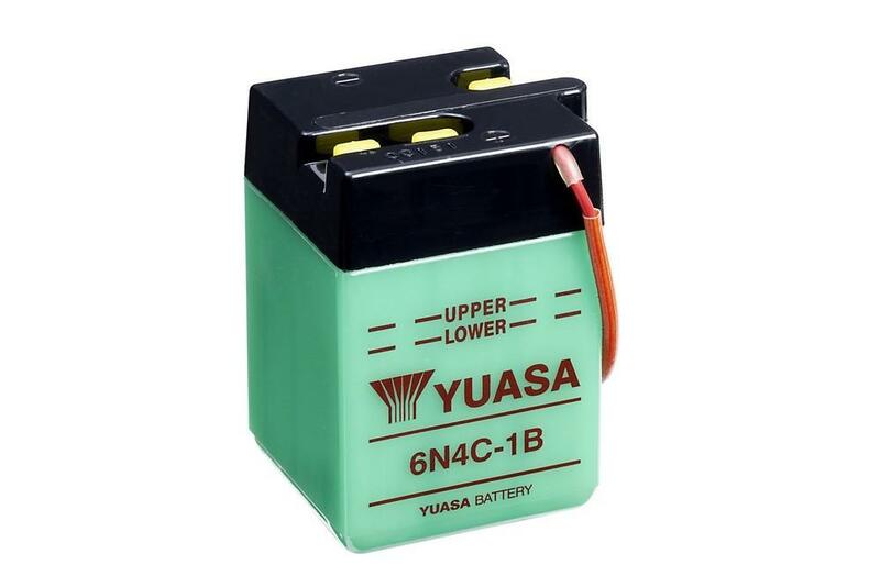 Yuasa herkömmliche Batterie ohne Säurepakete - 6n4c -1b