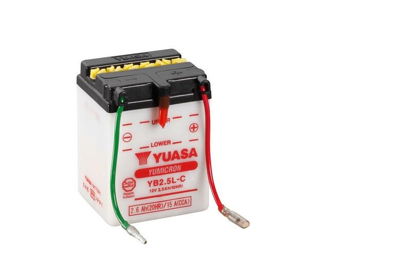 Yuasa -Batterie konventionell ohne Säurepack - YB2.5L -c