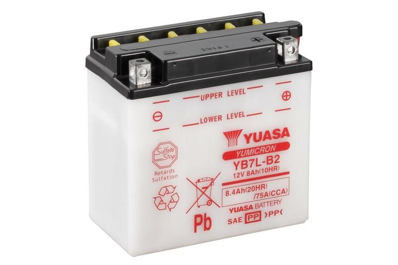 Yuasa herkömmliche Batterie ohne Säurepaket - YB7L -B2