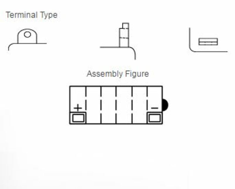 Yuasa-Batterie konventionell ohne Säurepack-12N9-4b-1