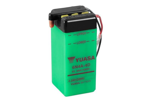 YUASA Conventional Battery without Acid Pack - 6N4A-4D 