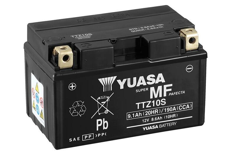 Yuasa Batterie Wartungsfrei mit Säurepaket - TTZ10S