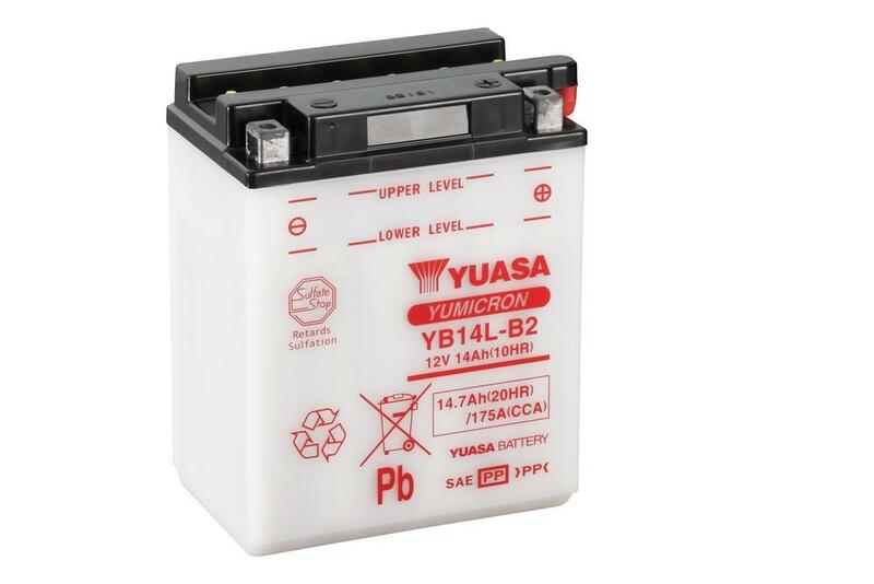 Yuasa herkömmliche Batterie ohne Säurepaket - YB14L -B2