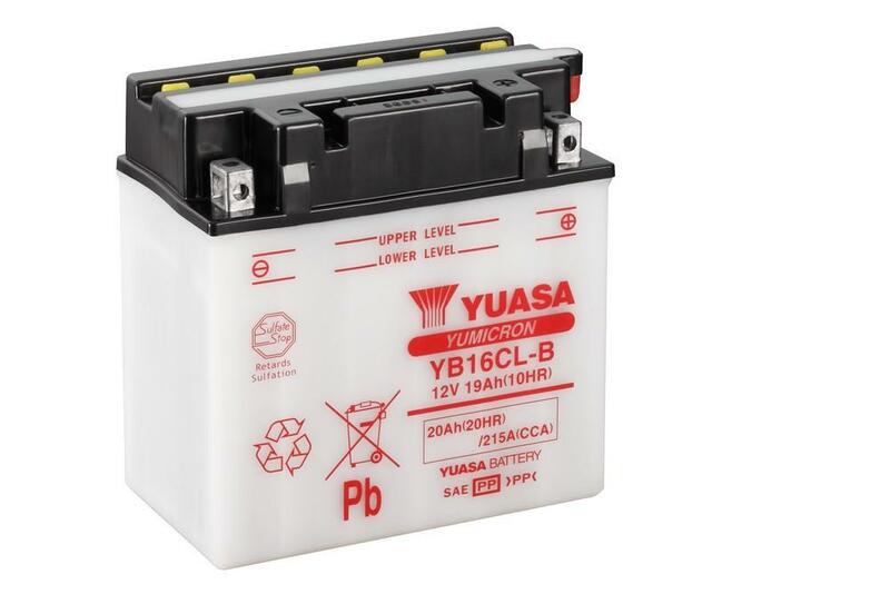 Yuasa -Batterie konventionell ohne Säurepaket - YB16CL -B