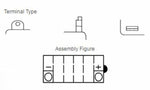 Yuasa herkömmliche Batterie ohne Säurepackungen - YB16L -B