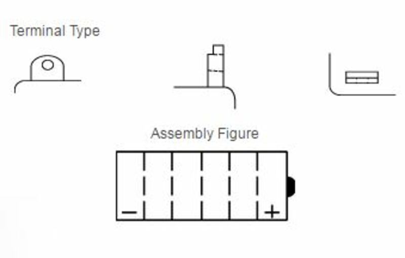 Yuasa -Batterie konventionell ohne Säurepaket - YB3L -B