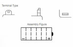 Yuasa -Batterie konventionell ohne Säurepaket - YB3L -B