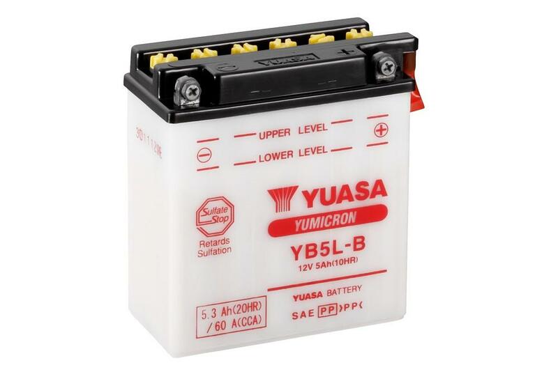 Yuasa -Batterie konventionell ohne Säurepaket - YB5L -B