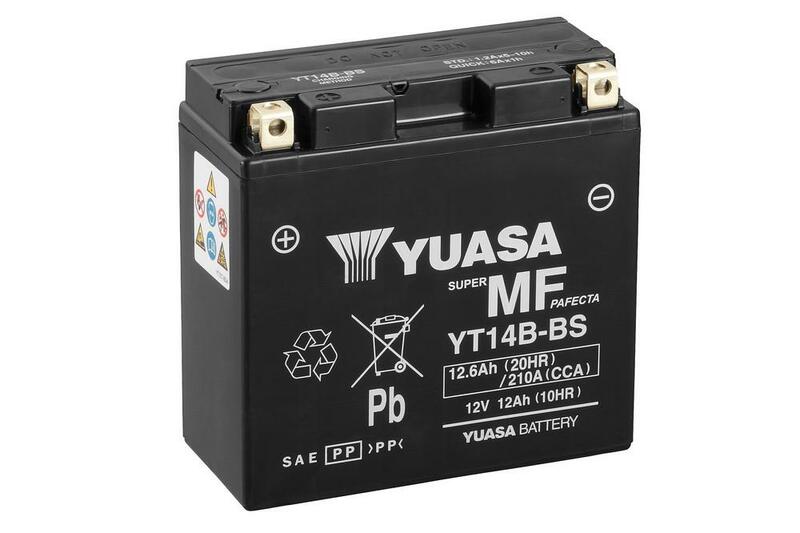 Yuasa Batterie Wartungsfrei mit Säurepaket - YT14B -B