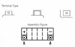 Yuasa Batterie Wartungsfrei mit Säurepaket - YT14B -B