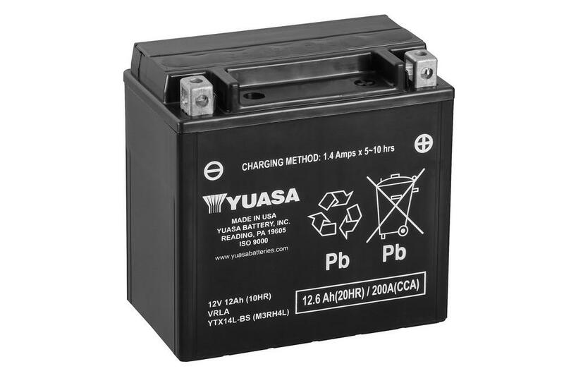 Yuasa Batterie Wartungsfrei mit Säurepaket - YTX14L -B