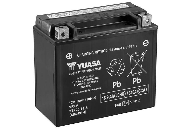 Yuasa Batterie Wartung kostenlos mit Säurepaket - YTX20H -B